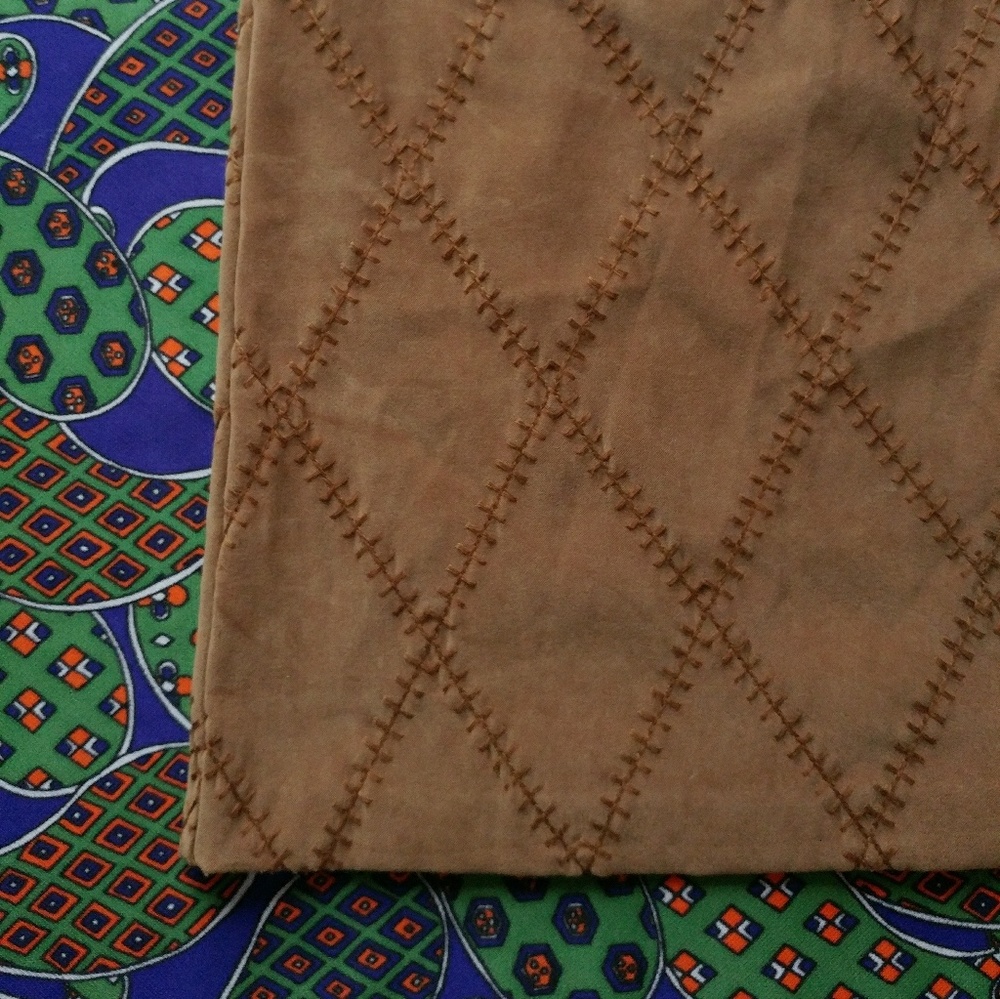 Y2K A- Line Faux Suede Skirt - 10 - Picture 2 of 4